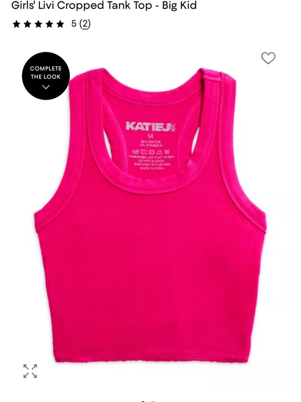 KatieJ NYC Pink & Light Pink Girls' Racerback Tank Tops - 2-Pack - Picture 5 of 5